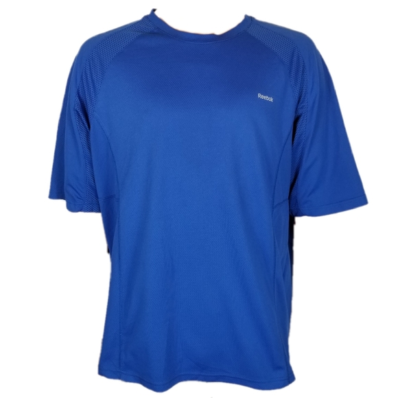 Reebok Mens Compression Shirt Sz 2XL Blue Stretch - Picture 2 of 9